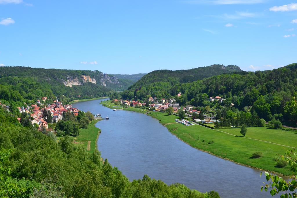 Ferienwohnungen Langer Stadt Wehlen Exterior foto